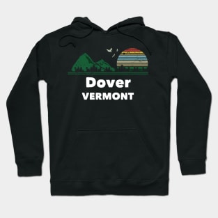 Mountain Sunset Flying Birds Outdoor Dover Vermont Hoodie